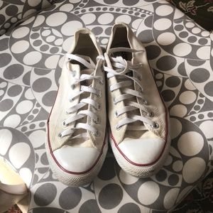 Men’s white converse all star sneakers